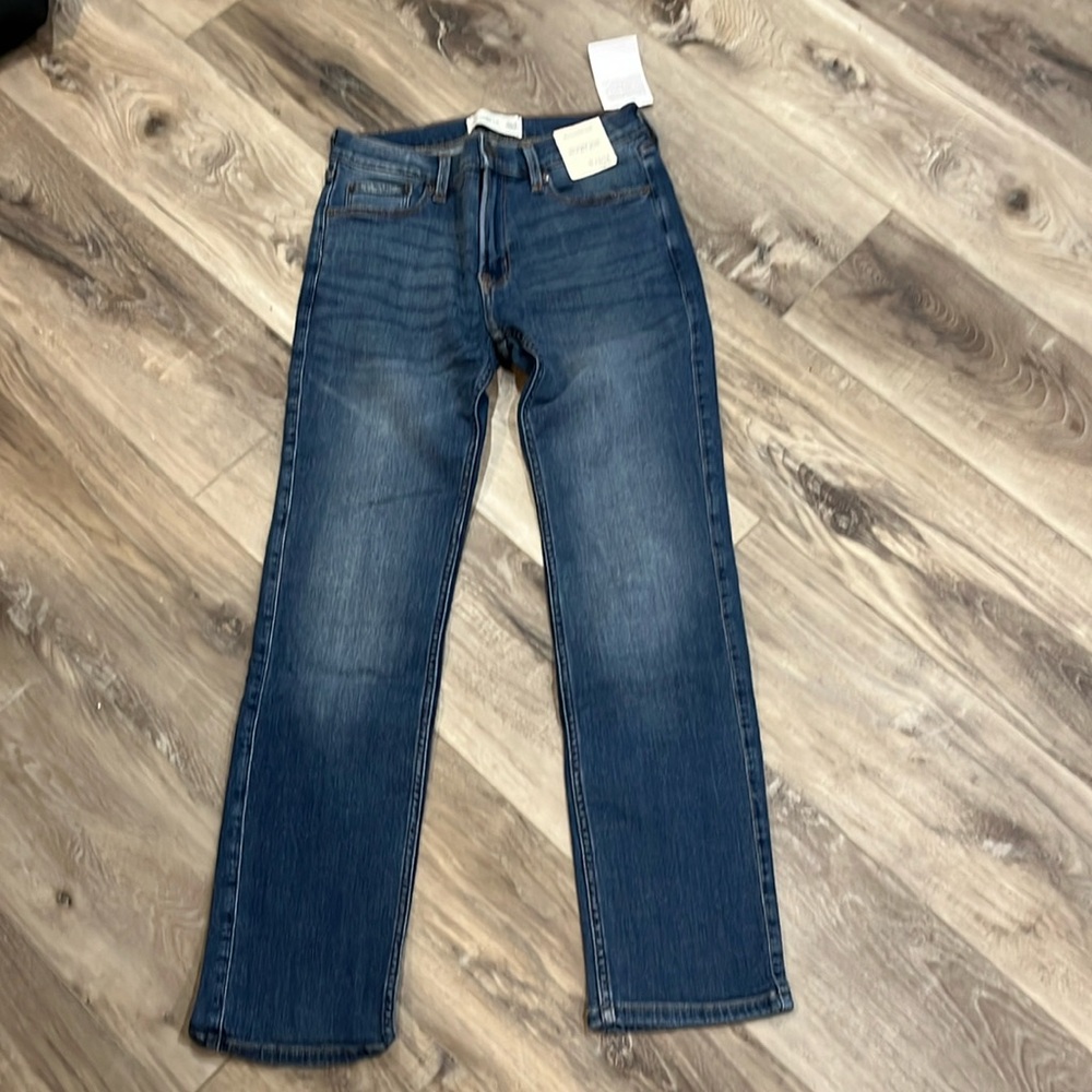 Abercrombie kids straight jean size 13/14 BNWT
